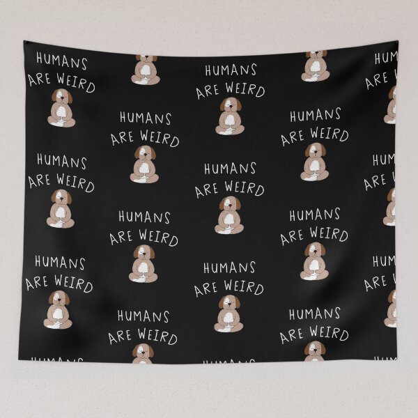 Item preview, Dog Humans are Weird Sticker designed and sold by Jungleful33.