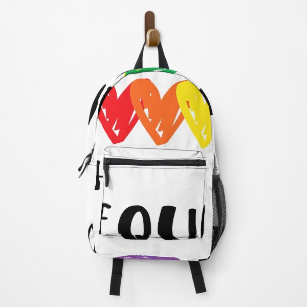 Item preview, Gay Pride Equality Hurts No One Saying LGBTQ Rights Flag designed and sold by GardNewerd.