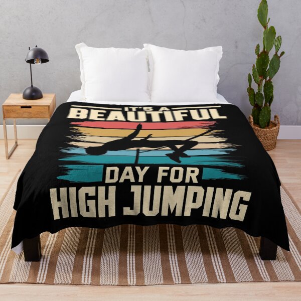 Item preview, High Jumper Track and Field Beautiful Day For High Jumping designed and sold by ShopTheStyle.