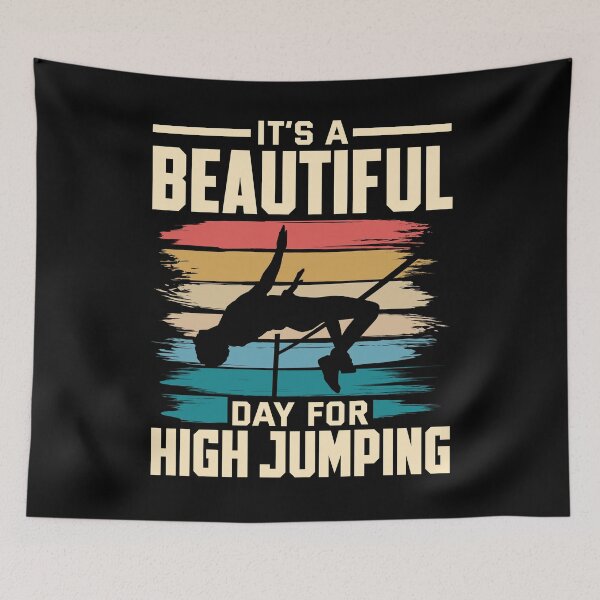 Item preview, High Jumper Track and Field Beautiful Day For High Jumping designed and sold by ShopTheStyle.