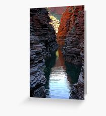 Joffre Gorge, Karijini Greeting Card