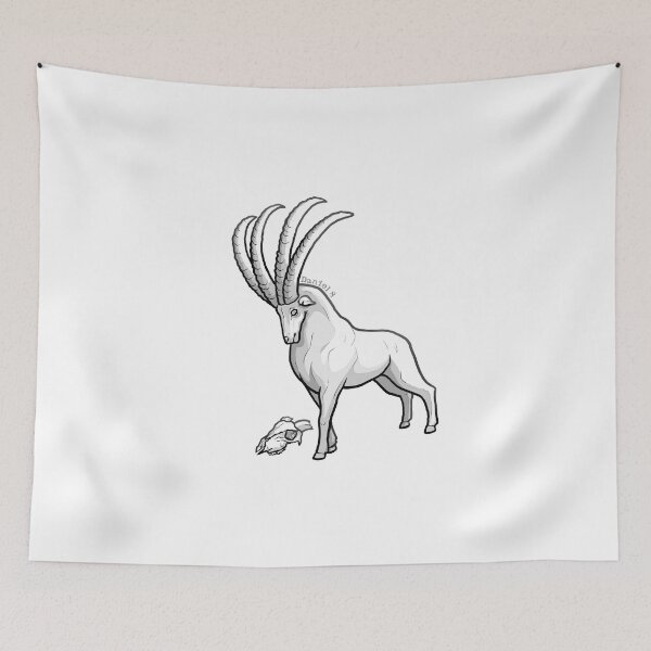 Item preview, Four Horned Goat designed and sold by Nadia Newitt.