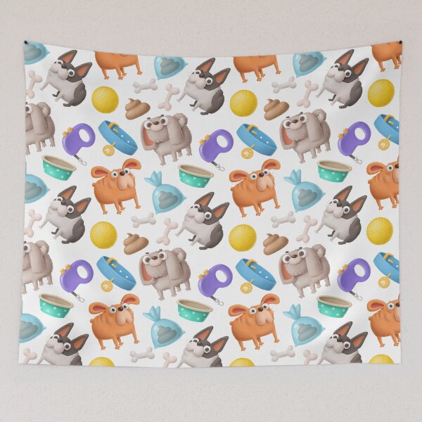 Item preview, Dogs Pattern 5000 designed and sold by dog-gone-it.