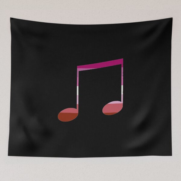 Item preview, Lesbian Music Note designed and sold by steampunklizard.