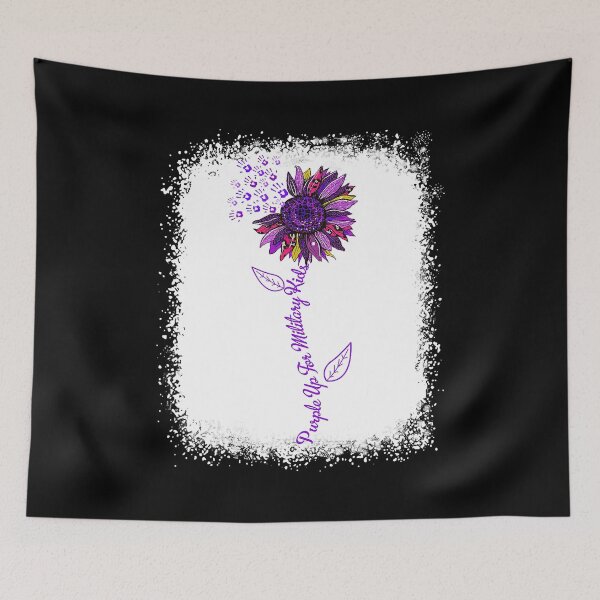 Item preview, Purple Up Military Child Sunflower Leopard Bleached designed and sold by HaaChris-Artis.