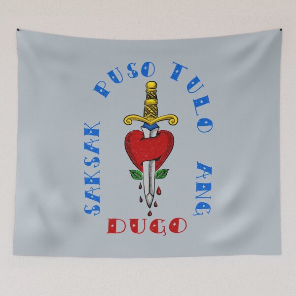 Item preview, SAKSAK PUSO TULO ANG DUGO Shirt   designed and sold by AshleyPaigeC.