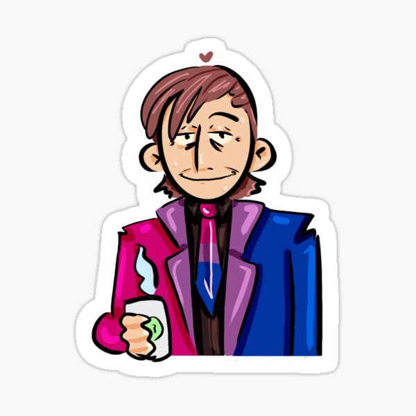 Vista previa del artículo con la obra «Saul Goodman Bi traje», diseñado y vendido por sans-a-username.