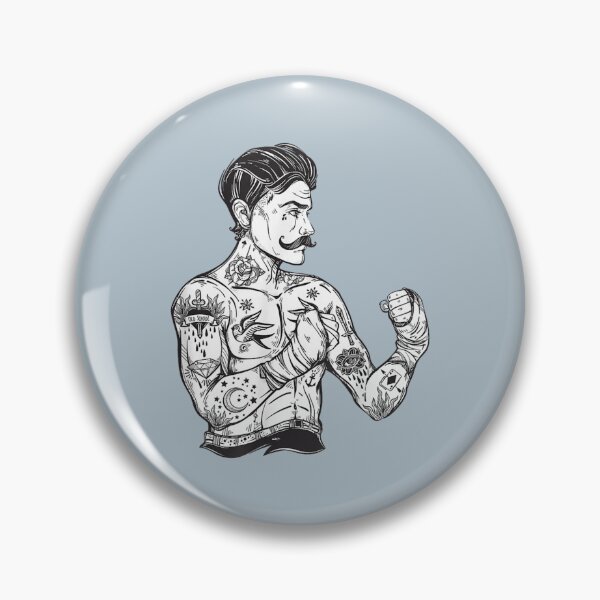 Item preview, Vintage Boxing Champion Tattoo  - Boho Ink Fighter   designed and sold by AshleyPaigeC.