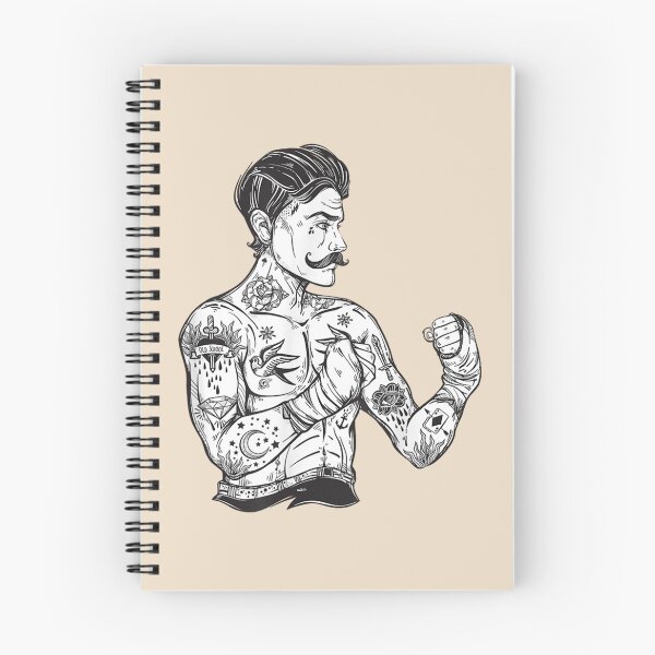 Item preview, Vintage Boxing Champion Tattoo  - Boho Ink Fighter   designed and sold by AshleyPaigeC.