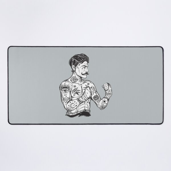 Item preview, Vintage Boxing Champion Tattoo  - Boho Ink Fighter   designed and sold by AshleyPaigeC.