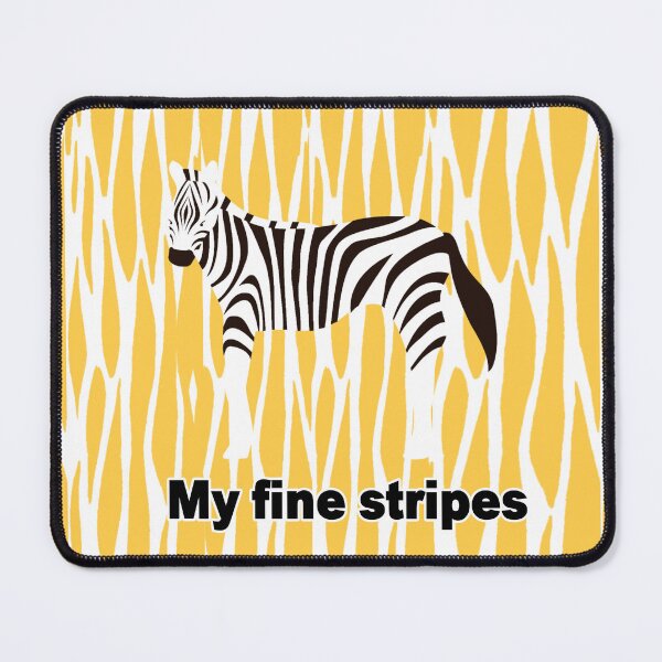 Item preview, fine stripes,zebra,YELLOW designed and sold by zzzozzo.