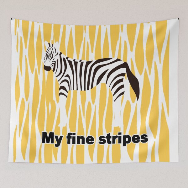 Item preview, fine stripes,zebra,YELLOW designed and sold by zzzozzo.