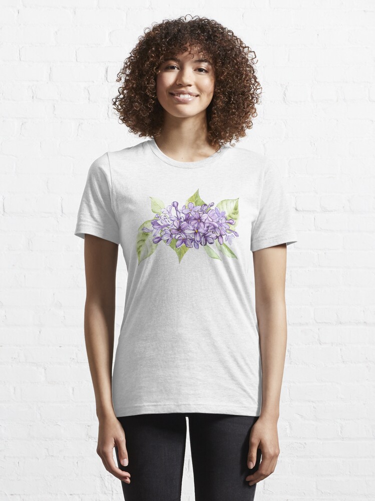 Lilac T Shirt By Asetrova Redbubble