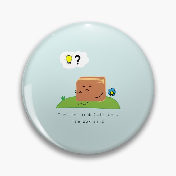 Item preview, "Let me think Outside", The box said designed and sold by wordspotrayal.
