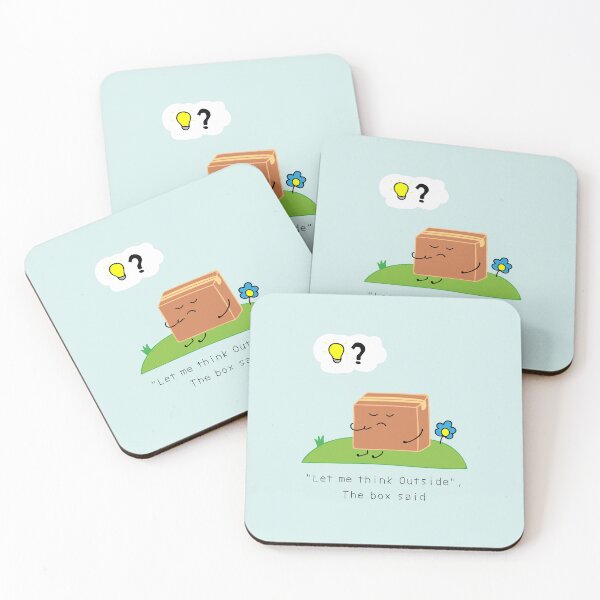 Item preview, "Let me think Outside", The box said designed and sold by wordspotrayal.