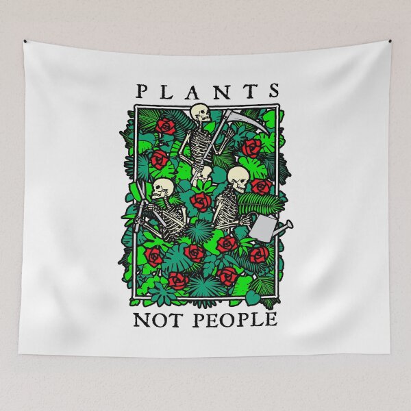 Item preview, Plants Not People Skeleton Gothic Gardening Lover Gardener designed and sold by GrandeDuc.