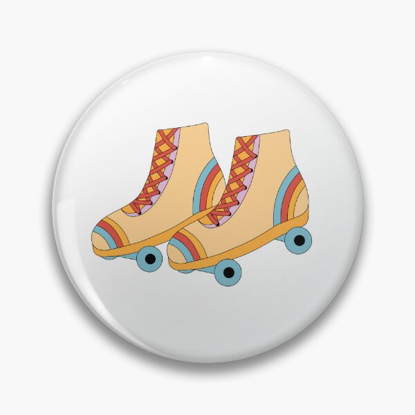 Item preview, Retro groovy Roller skates  designed and sold by ElenaJoyDesign.