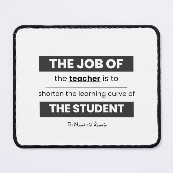 Item preview, The Job of the Teacher designed and sold by TheReporter1.