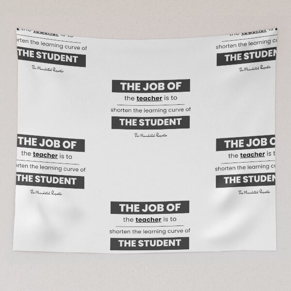 Item preview, The Job of the Teacher designed and sold by TheReporter1.