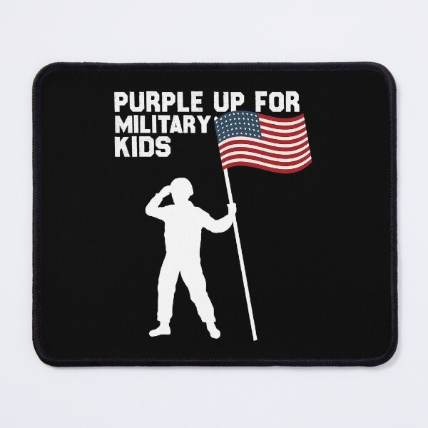 Item preview, Purple Up Military Kids Military Child Month Navy Flag designed and sold by HaaChris-Artis.