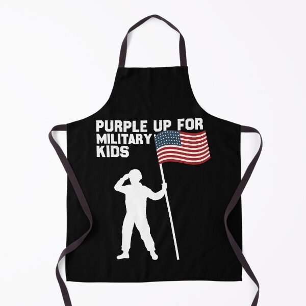 Item preview, Purple Up Military Kids Military Child Month Navy Flag designed and sold by HaaChris-Artis.