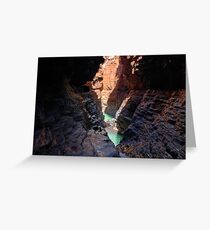 Hancock Gorge, Karijini Greeting Card