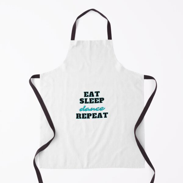 Item preview, Eat Sleep Dance Repeat Quote - Aqua/Turquoise designed and sold by daisydance.