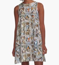 Michaelangelo - Sistine Chapel Ceiling A-Line Dress