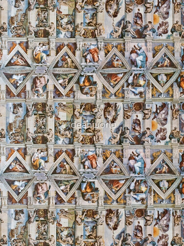 Michaelangelo - Sistine Chapel Ceiling by deanworld