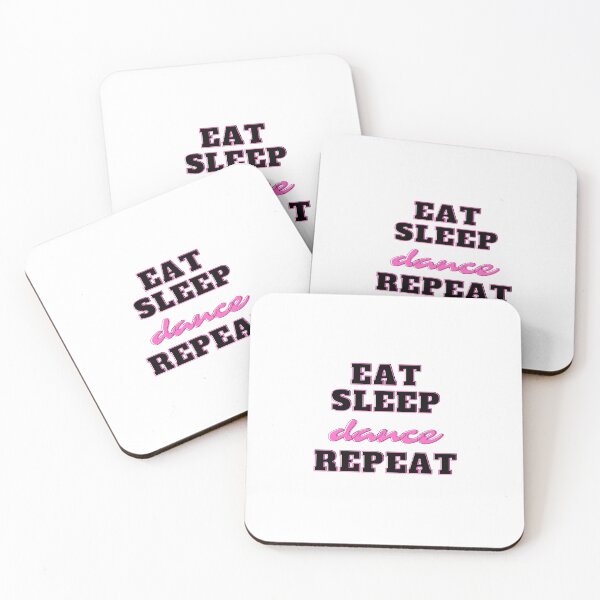 Item preview, Eat Sleep Dance Repeat Quote - Pink designed and sold by daisydance.