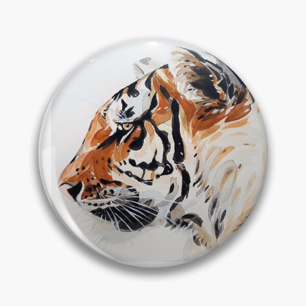 Item preview, Distinguished Looking Tiger Profile Graphic Design designed and sold by CreativeCranium.
