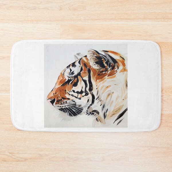 Item preview, Distinguished Looking Tiger Profile Graphic Design designed and sold by CreativeCranium.