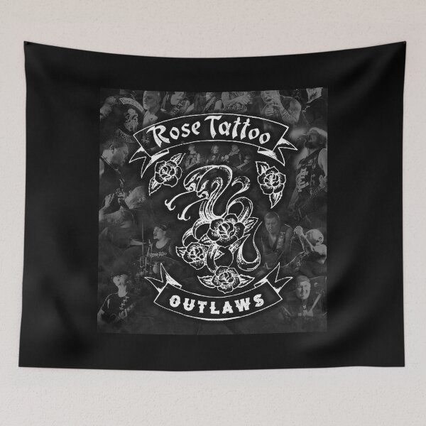 Item preview, rose tattoo blimbing outlaws Poster designed and sold by dalinloomerp.