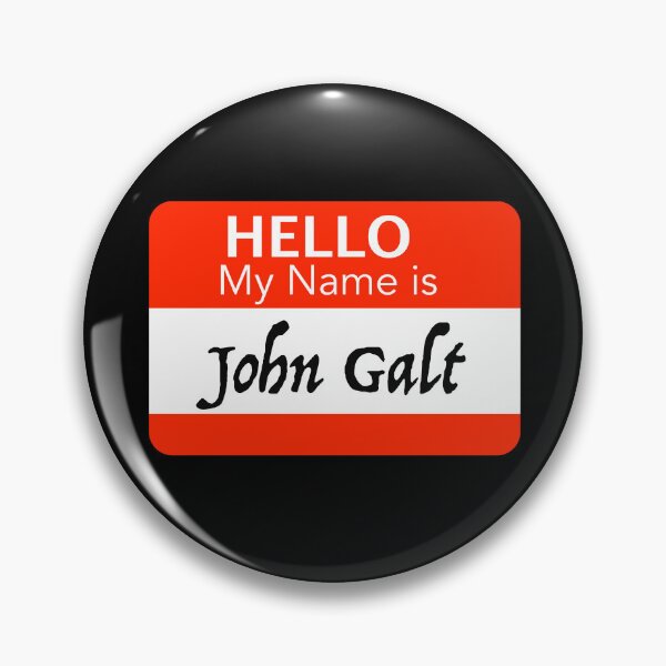 Item preview, Who is John Galt? designed and sold by Hair-brained  Haberdasher.