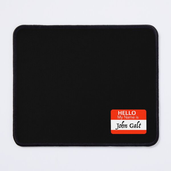 Item preview, Who is John Galt? designed and sold by Hair-brained  Haberdasher.