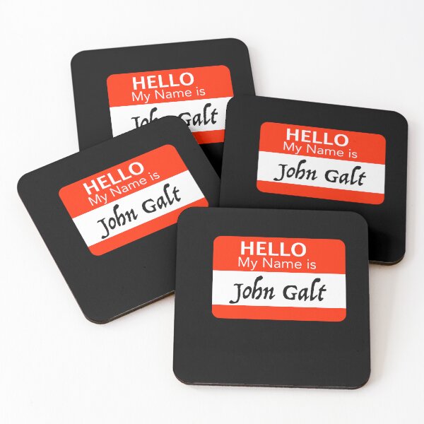 Item preview, Who is John Galt? designed and sold by Hair-brained  Haberdasher.
