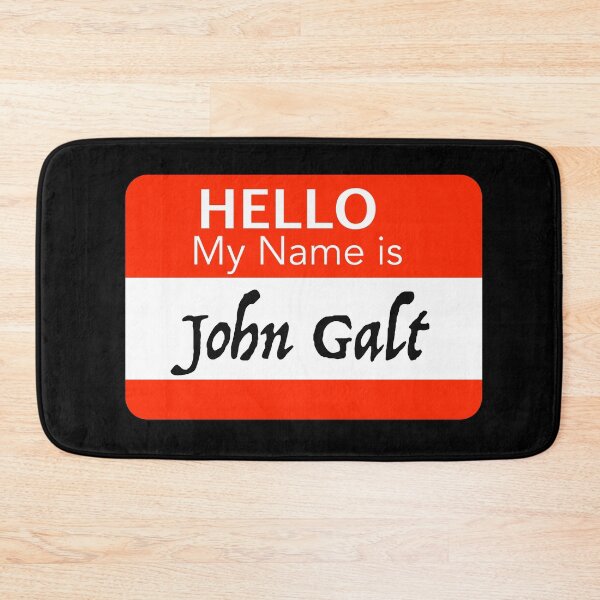 Item preview, Who is John Galt? designed and sold by Hair-brained  Haberdasher.