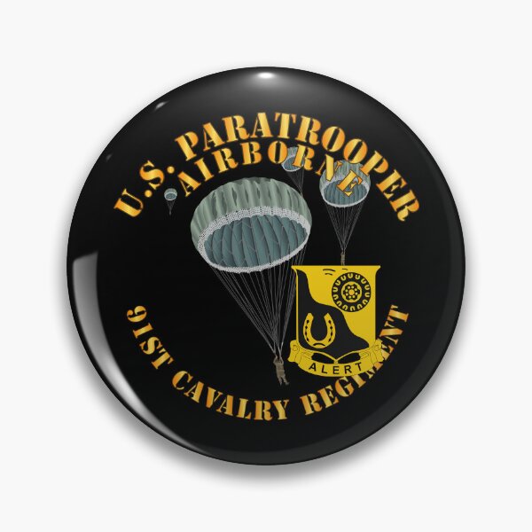 Item preview, Ejército - Paracaidista estadounidense - 91.º Regimiento de Caballería X 300 designed and sold by Military Insignia Products.