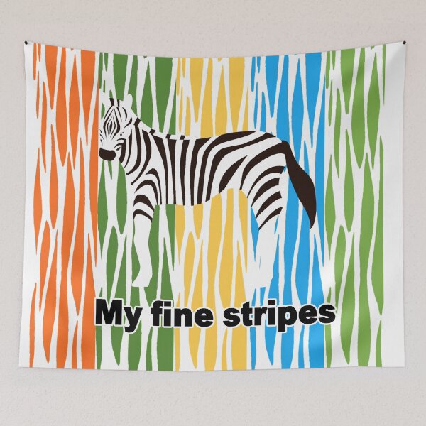 Item preview, fine stripes,zebra,RAINBOW designed and sold by zzzozzo.