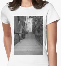 Exorcist Steps Women's Fitted T-Shirt
