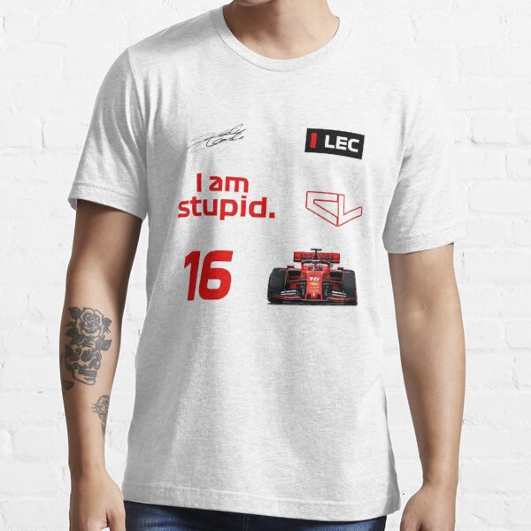F1 heartbeat car black and red t-shirt ,pulse, F1 fan gift, Ferrari ,Leclerc