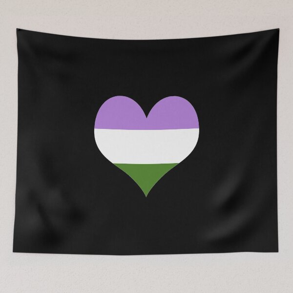 Item preview, Genderqueer Heart designed and sold by steampunklizard.