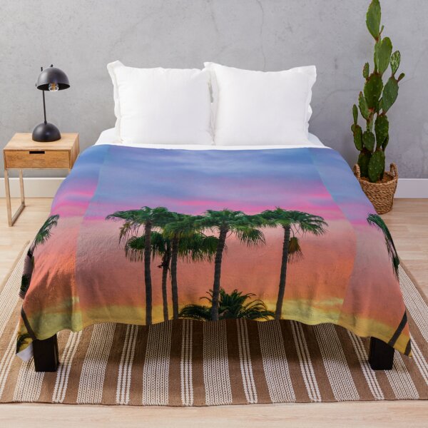 Item preview, Cotton Candy Palm Tree Sunset designed and sold by newburyboutique.