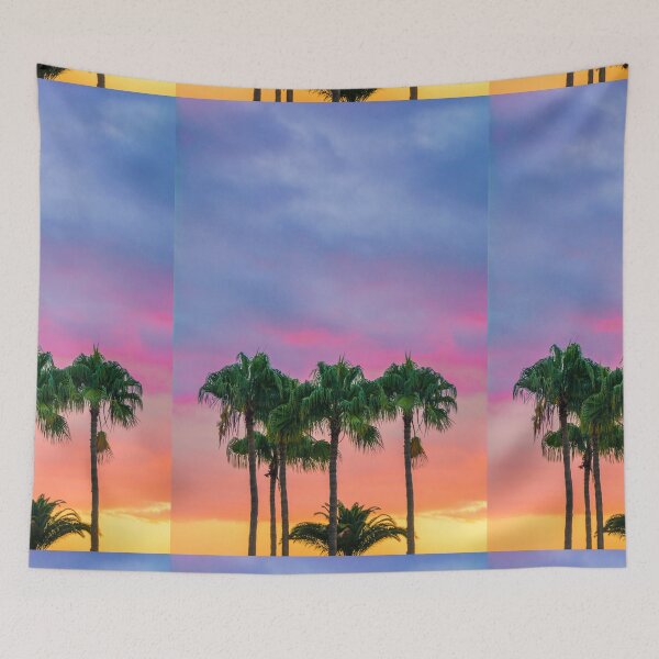 Item preview, Cotton Candy Palm Tree Sunset  designed and sold by newburyboutique.