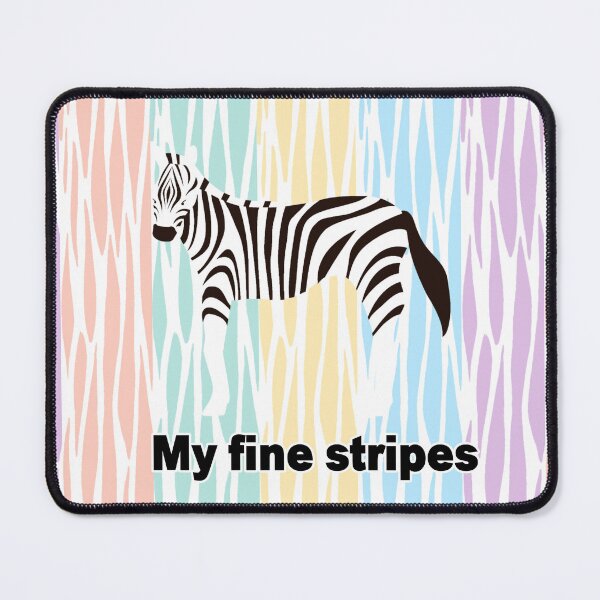 Item preview, fine stripes,zebra,RAINBOW designed and sold by zzzozzo.