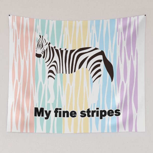 Item preview, fine stripes,zebra,RAINBOW designed and sold by zzzozzo.