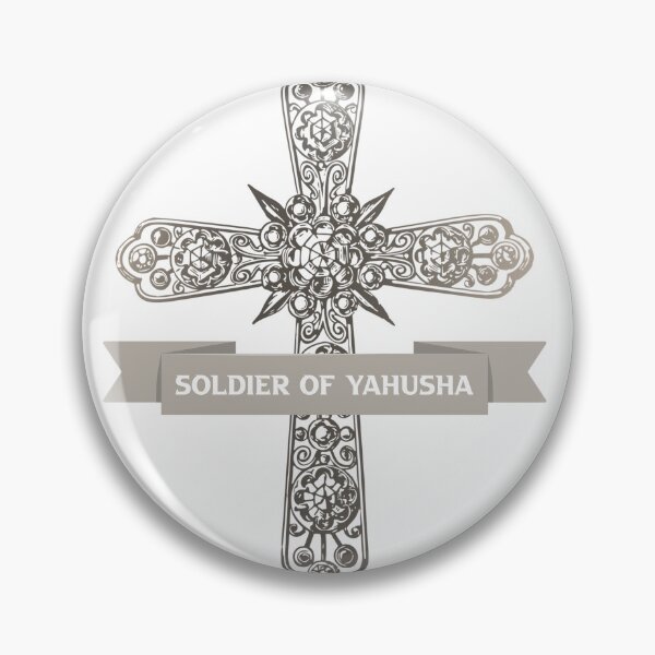 Item preview, Soldier of Yahusha (Yeshua) - Ornate Christian Cross designed and sold by Narrow-Path.