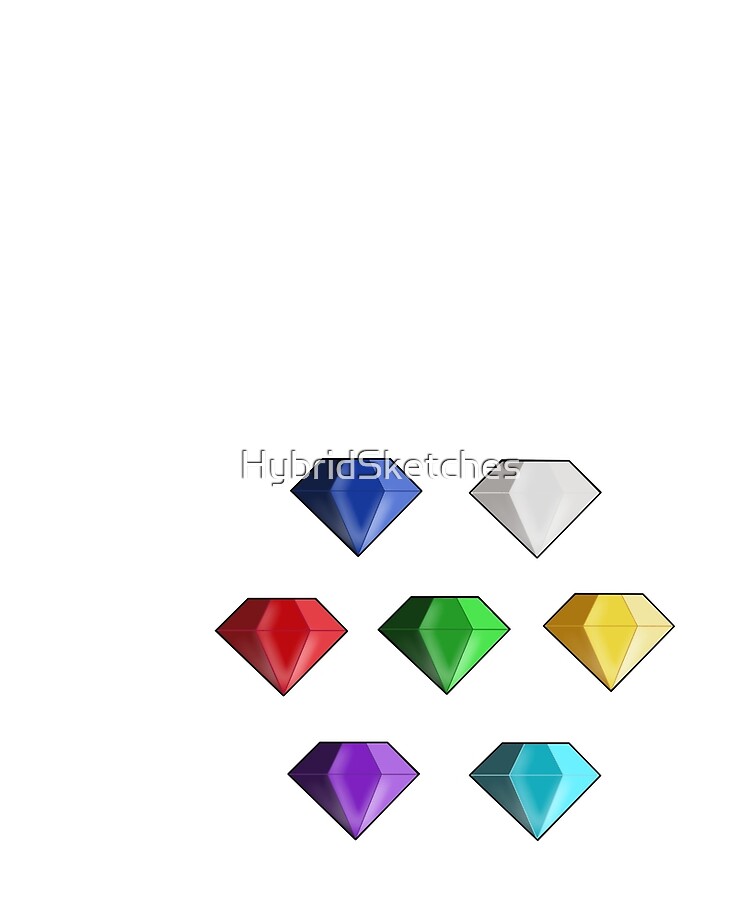 Chaos Emeralds Sticker for Sale by HybridSketches