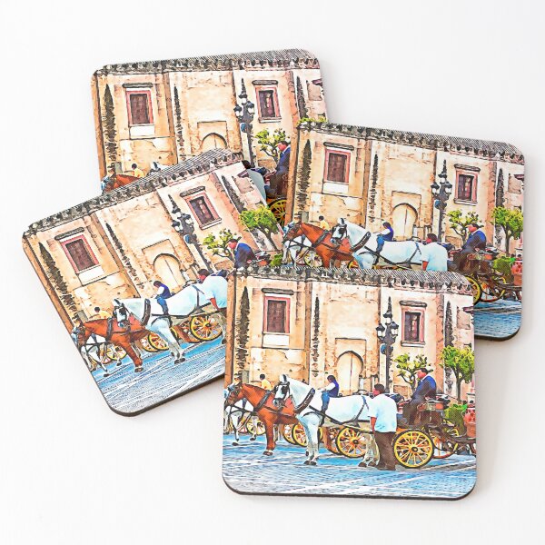 Item preview, Horse drawn chariots, Seville, Spain designed and sold by Travelways.