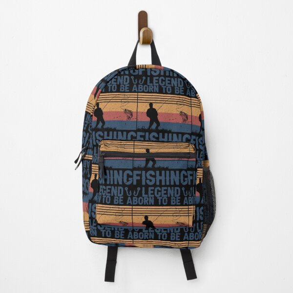 Item preview, born to be a fishing legend funny sarcastic vintage fishing humor Sticker designed and sold by JacinLeffler.